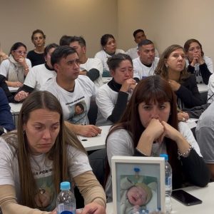 El dolor en la última audiencia de la sentncia.